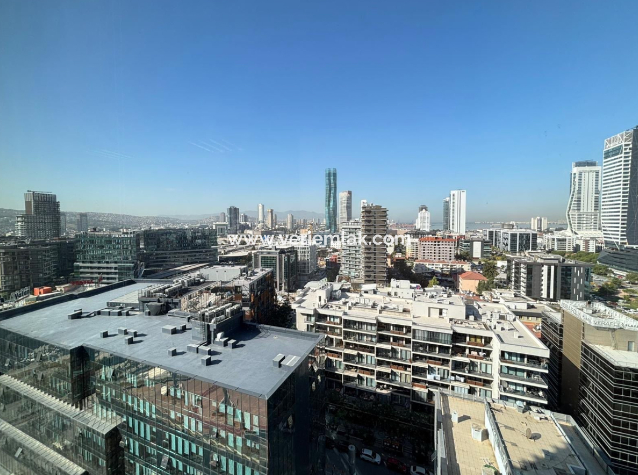 133 M2 Workplace For Rent With 2 1 Vat In Bayrakli Tower!