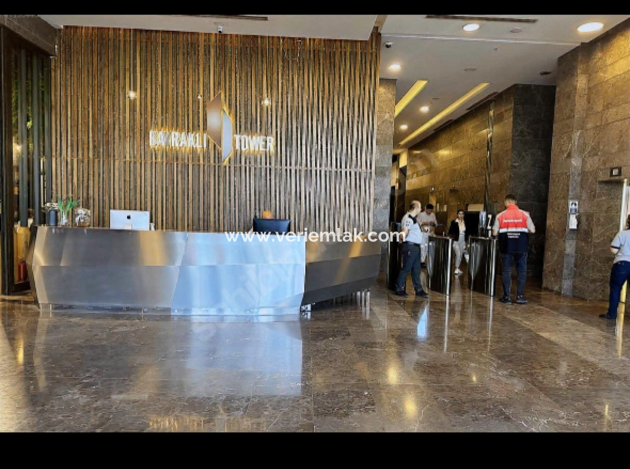 133 M2 Workplace For Rent With 2 1 Vat In Bayrakli Tower!