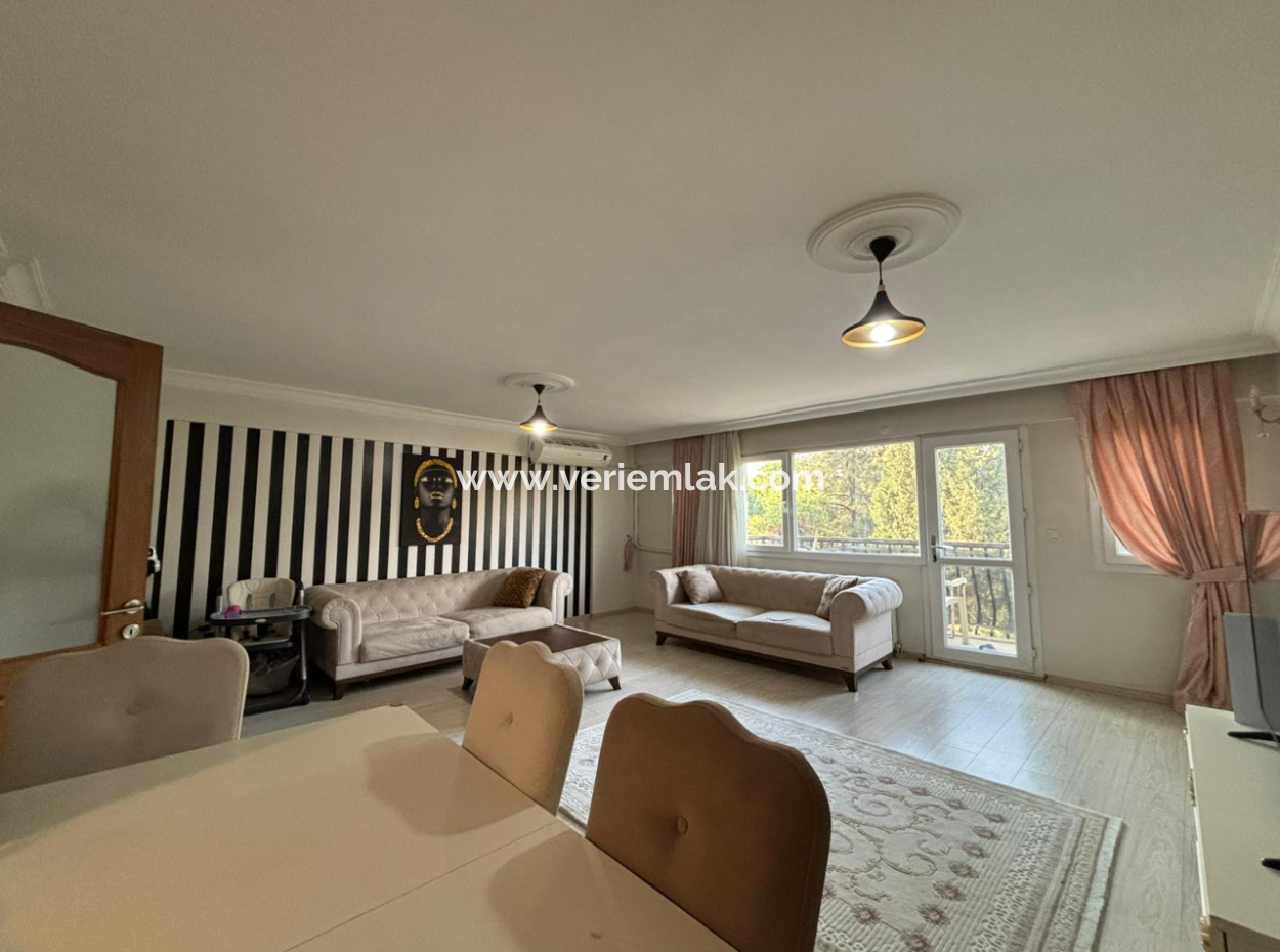 Alsancak Fair Front, Combi Boiler Well-Maintained 2 1 Furnished Flat For Rent!