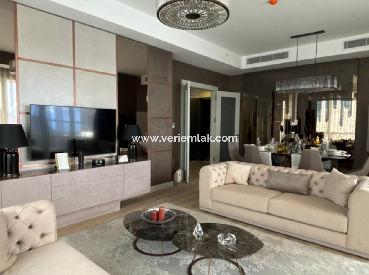 3 1 19Th Floor Sea View Flat For Rent In Alsancak Evora Project!