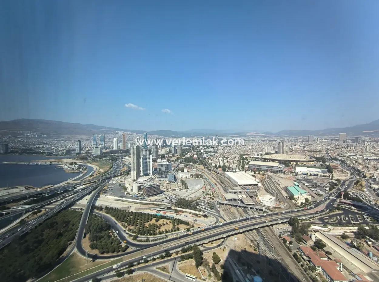 3 1 Flat For Rent With Panoramic View On The 38Th Floor Of Mymahall Bomonti