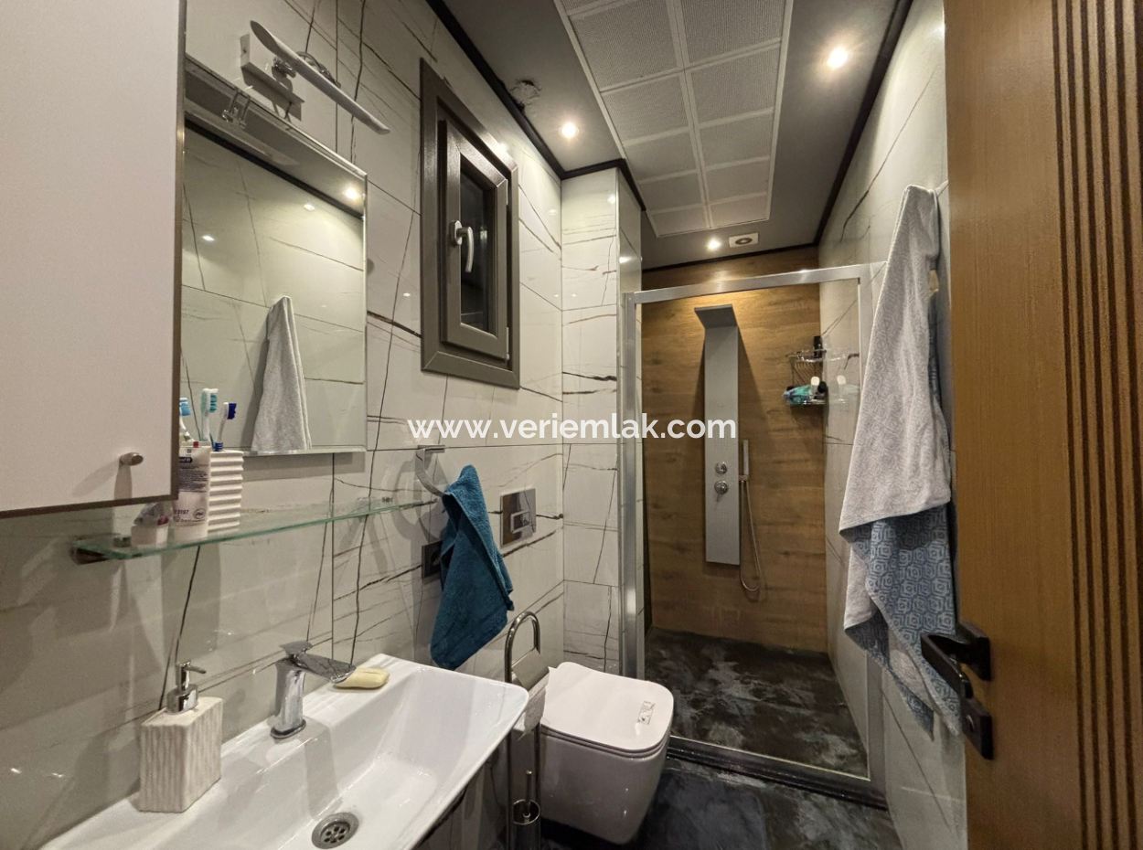 Luxury 2 1 Furnished Flat For Sale Near Alsancak Talatpaşa Boulevard!