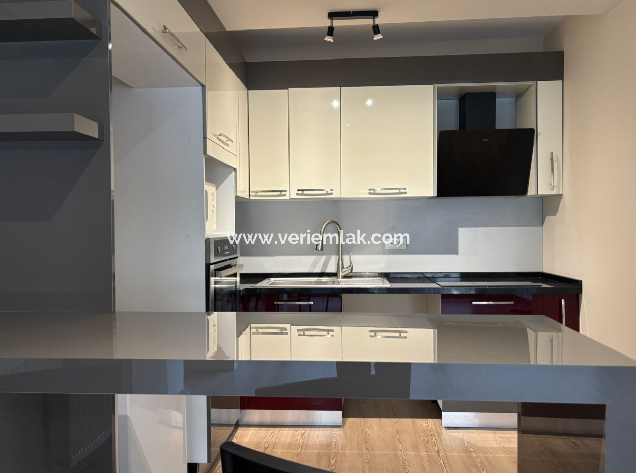 1 1 Flat For Rent Near Dünya Eye Hospital In Alsancak New Building!