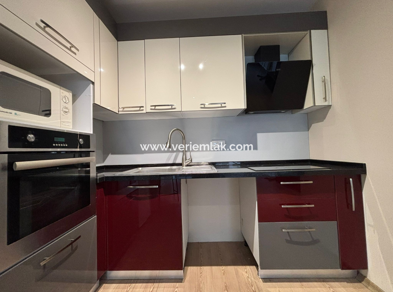 1 1 Flat For Rent Near Dünya Eye Hospital In Alsancak New Building!