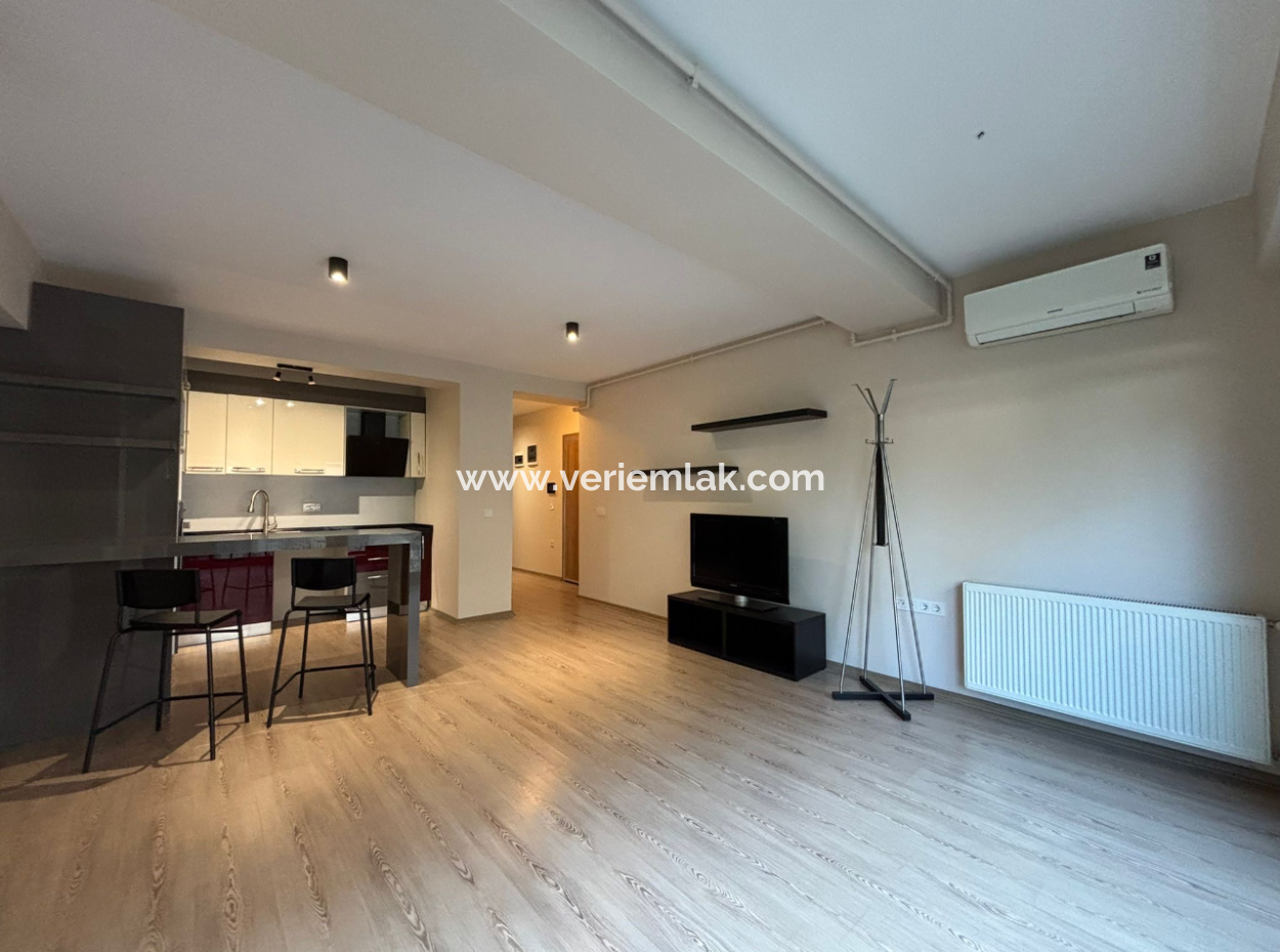 1 1 Flat For Rent Near Dünya Eye Hospital In Alsancak New Building!