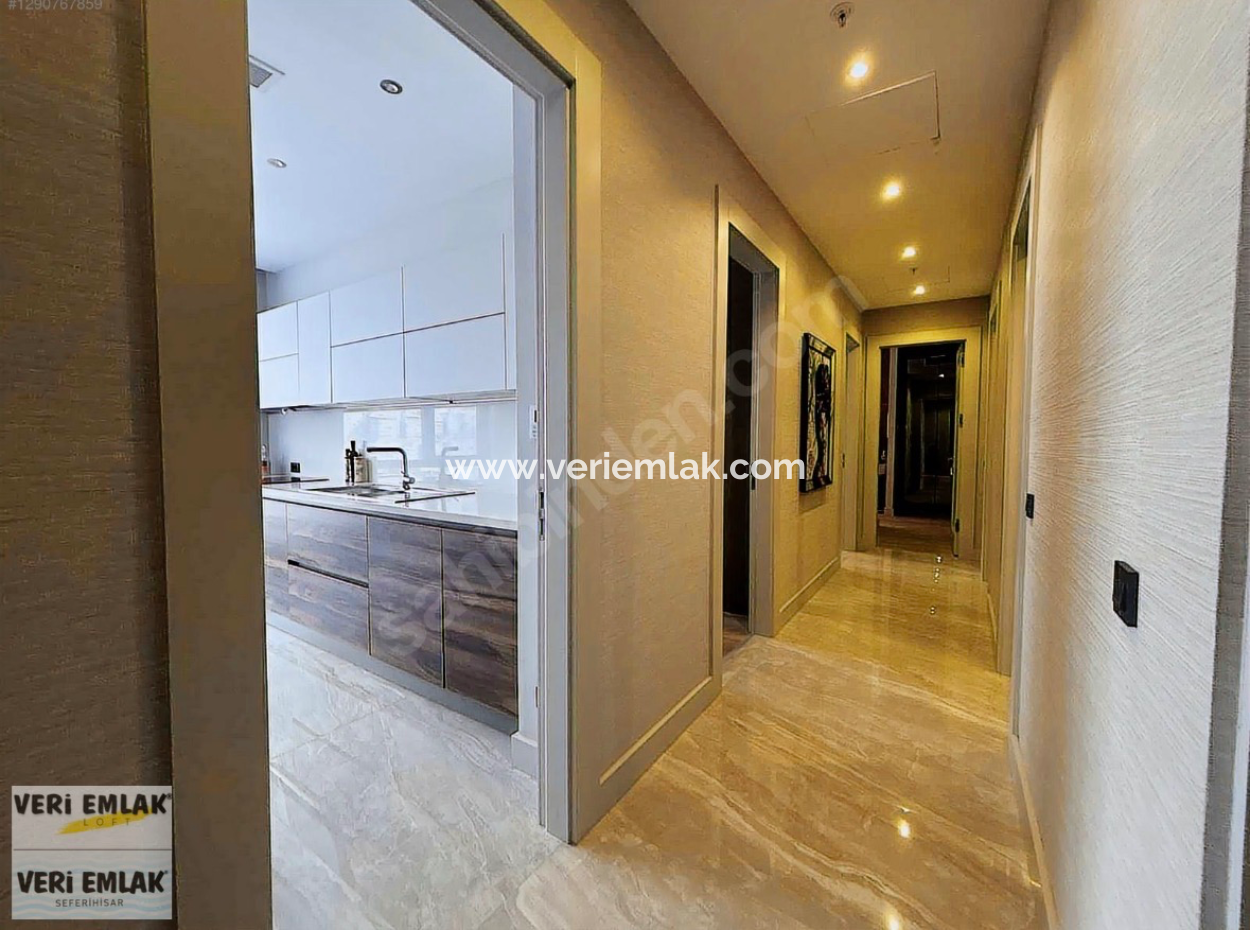 3 1 19Th Floor Sea View Flat For Rent In Alsancak Evora Project!