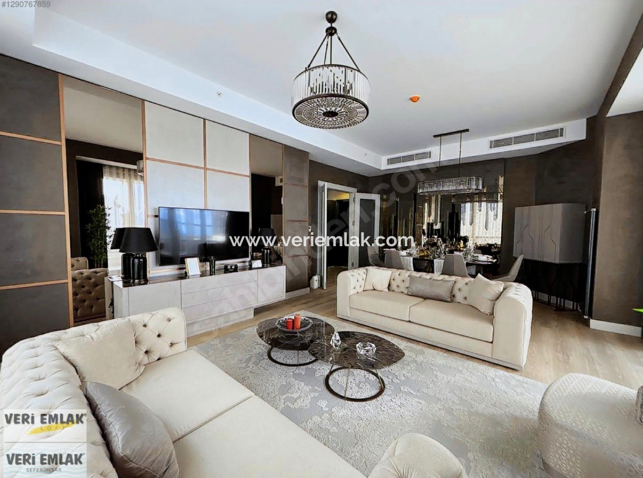 3 1 19Th Floor Sea View Flat For Rent In Alsancak Evora Project!