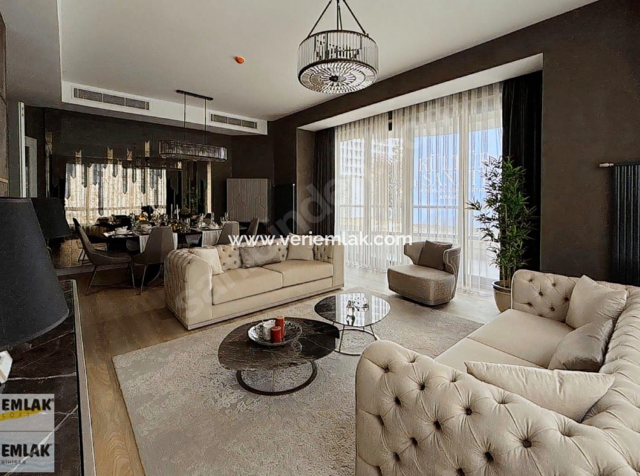 3 1 19Th Floor Sea View Flat For Rent In Alsancak Evora Project!