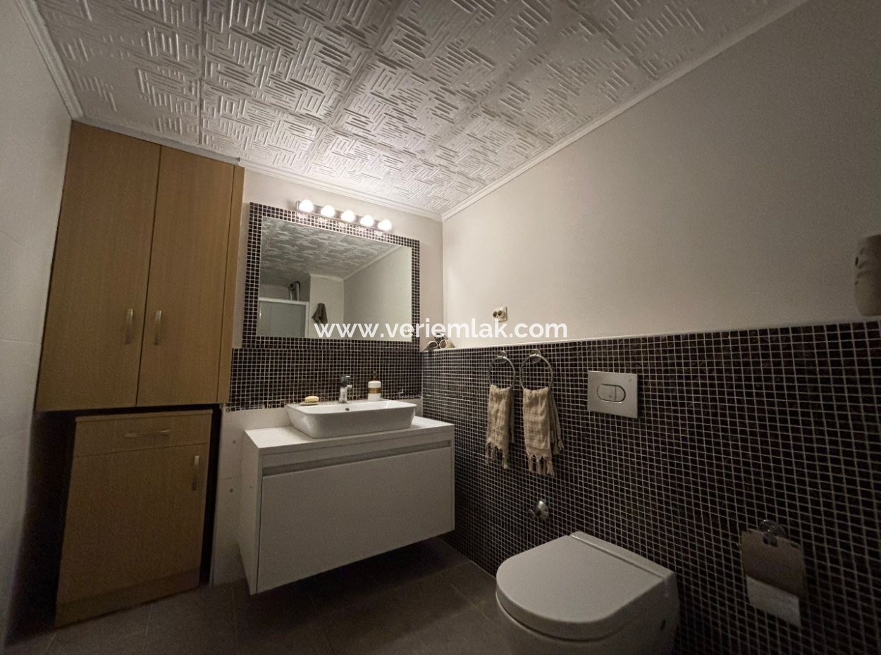 Centrally Located, Spacious And Useful 4 1 Apartment For Rent On Mustafa Enver Bey Street In Alsancak.