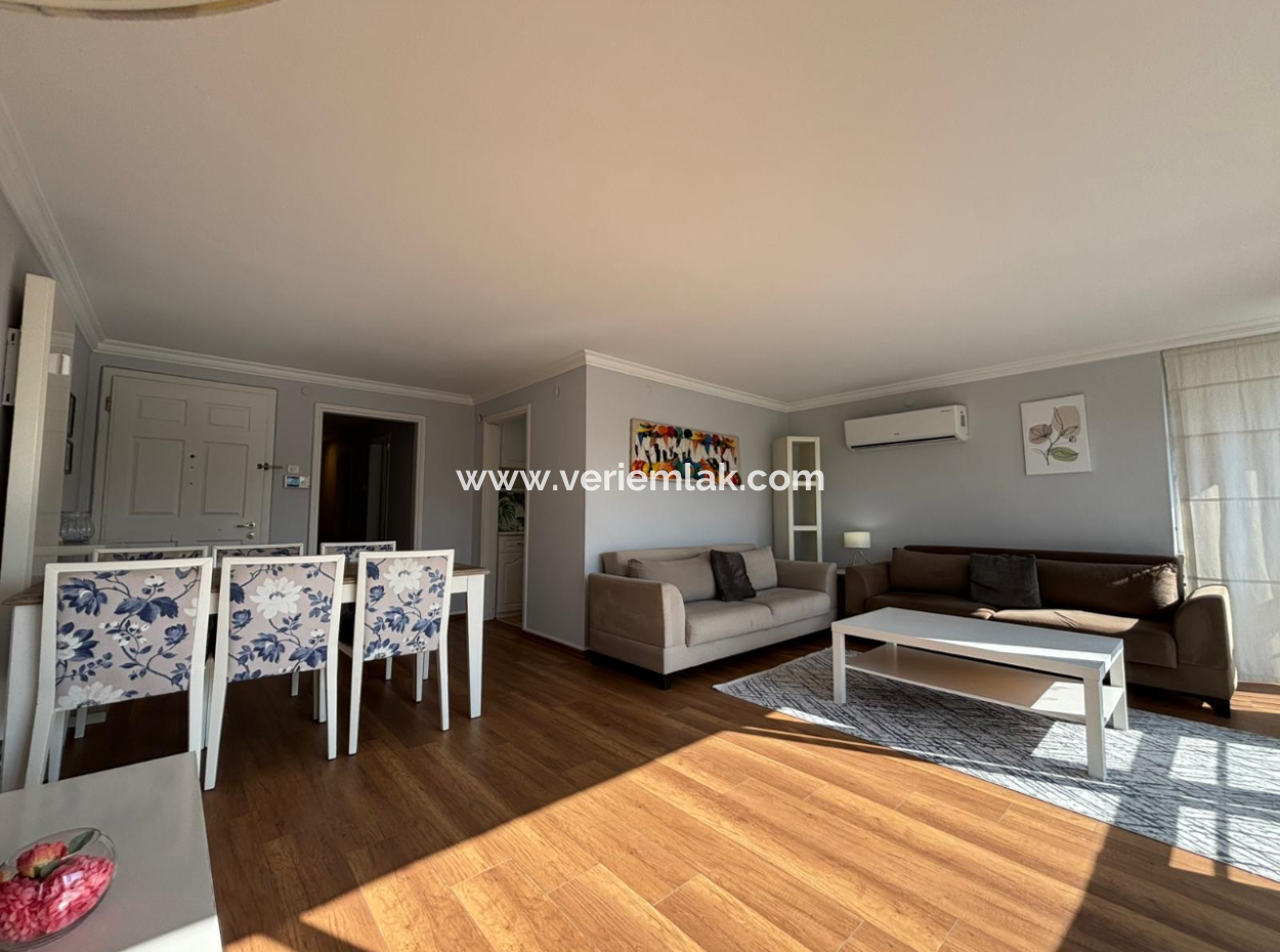 Alsancak Fair View Cellar 3 1 Furnished 5Th Floor Spacious Flat For Rent!