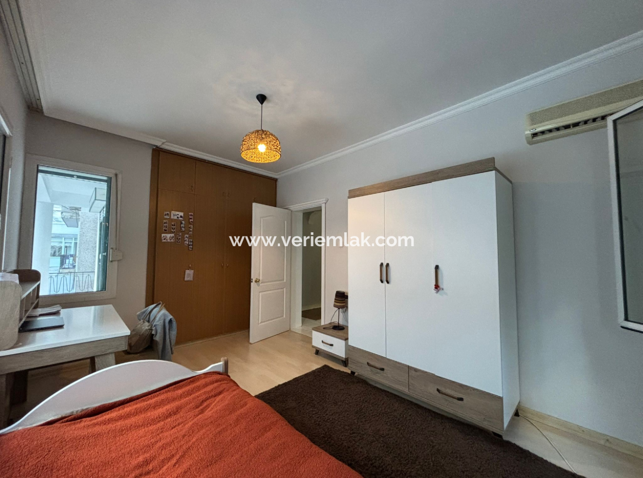 2Nd Floor Combi 3 1 Flat For Rent With Parking Near Alsancak Libas!