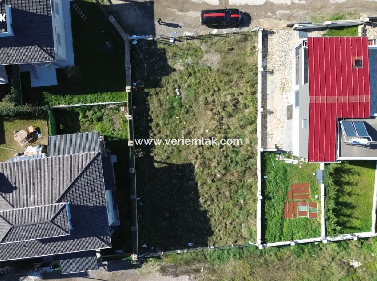 Seferihisar Akarca In Tepecik | Sea View | In The Site Area | Twin Villa Zoned Land For Sale