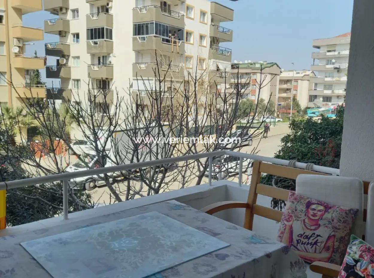 Furnished 2 1 Flat For Rent With Pool In Kuşadası Zeytin Tepe Sitesi