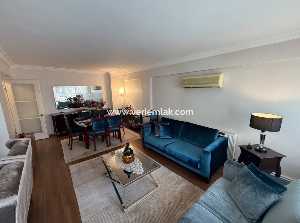 Fireplace Mezzanine Flat With Parking Lot Close To The Street In Küçükyali