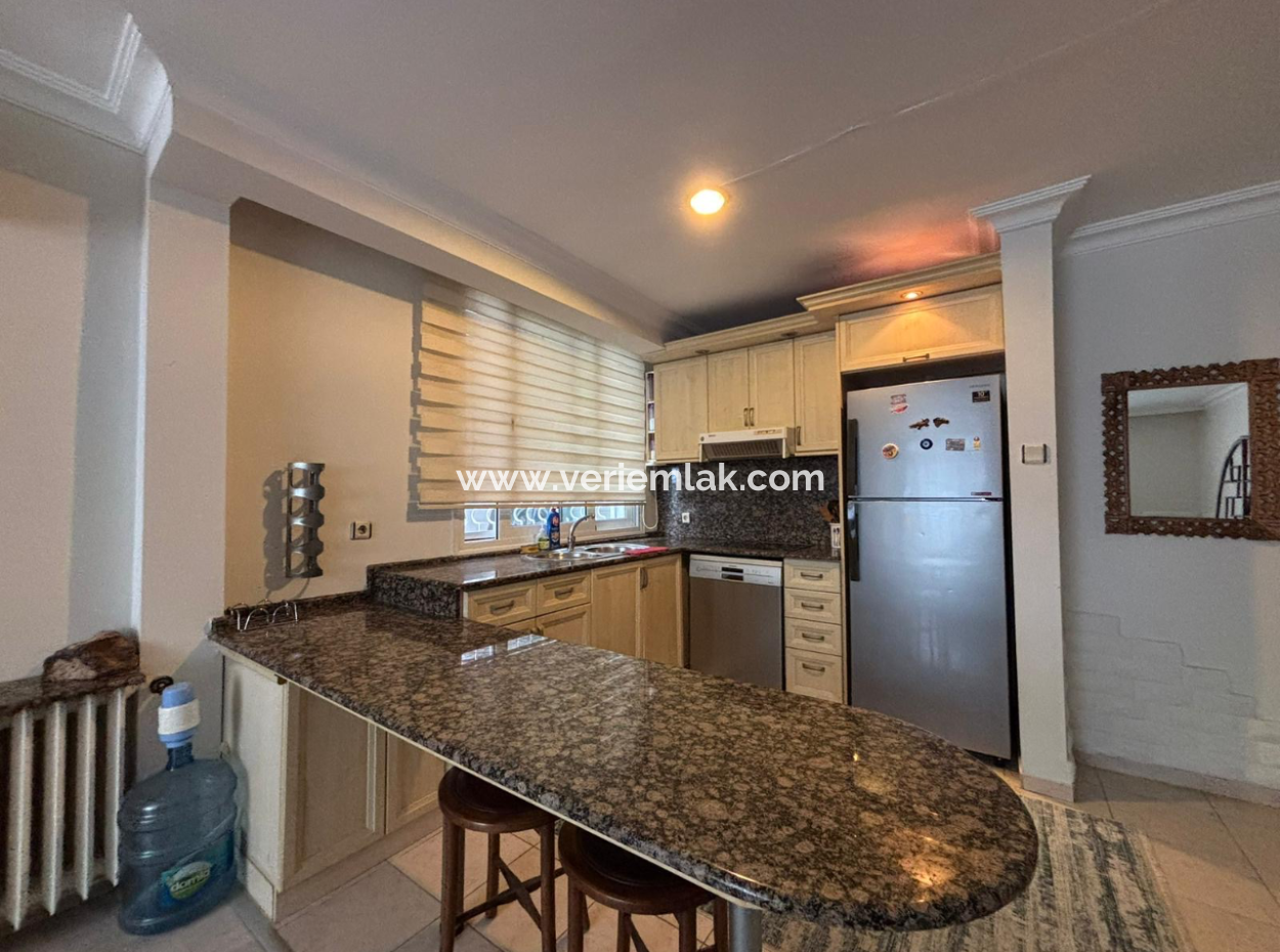 Ground Up To Alsancak Parking Lot Libas 2 1 Furnished Flat For Rent!