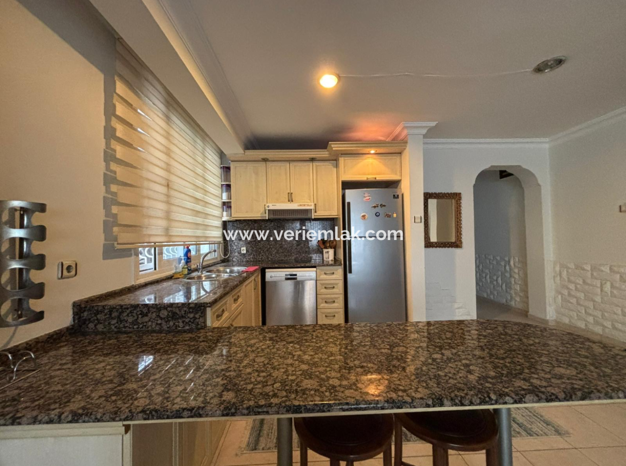 Ground Up To Alsancak Parking Lot Libas 2 1 Furnished Flat For Rent!