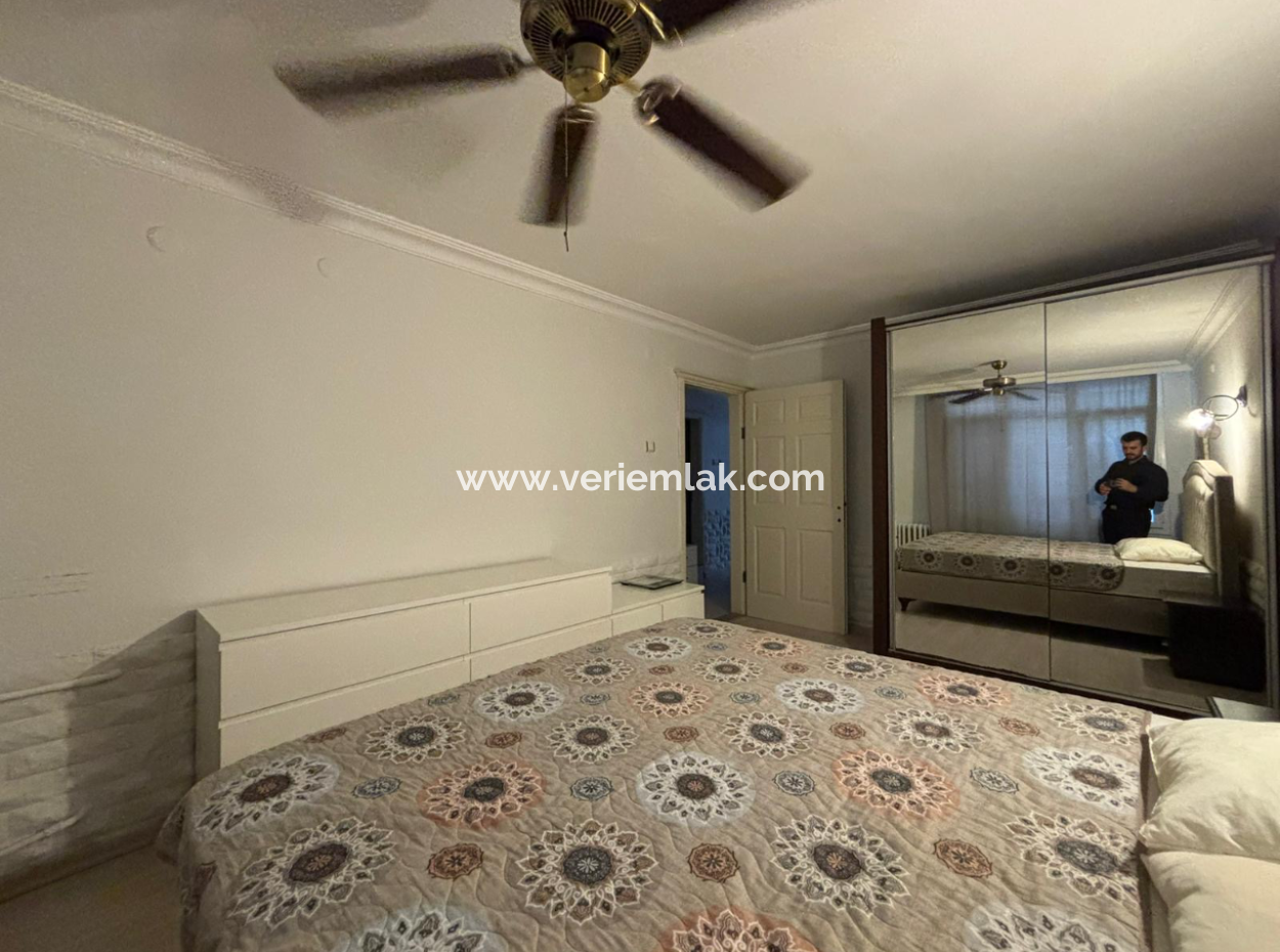 Ground Up To Alsancak Parking Lot Libas 2 1 Furnished Flat For Sale!