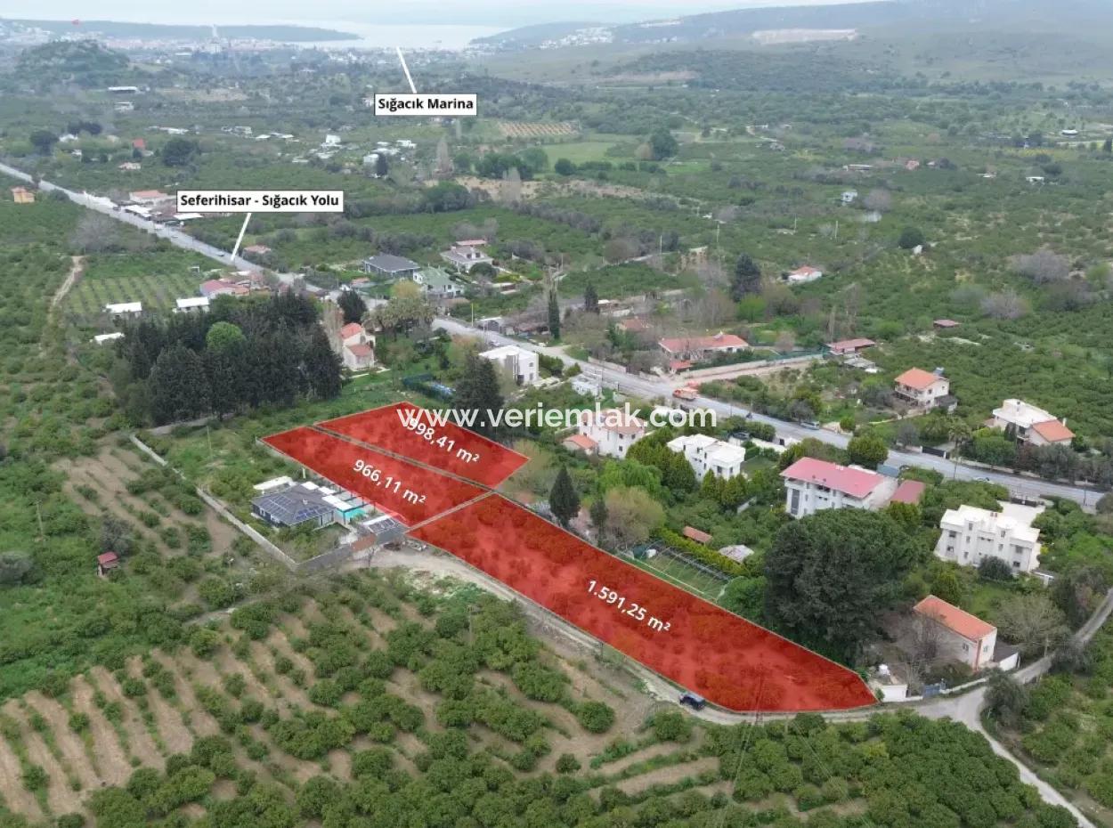 3 Separate Title Deeds In Sığacık From Veri Naranciye Garden For Sale!