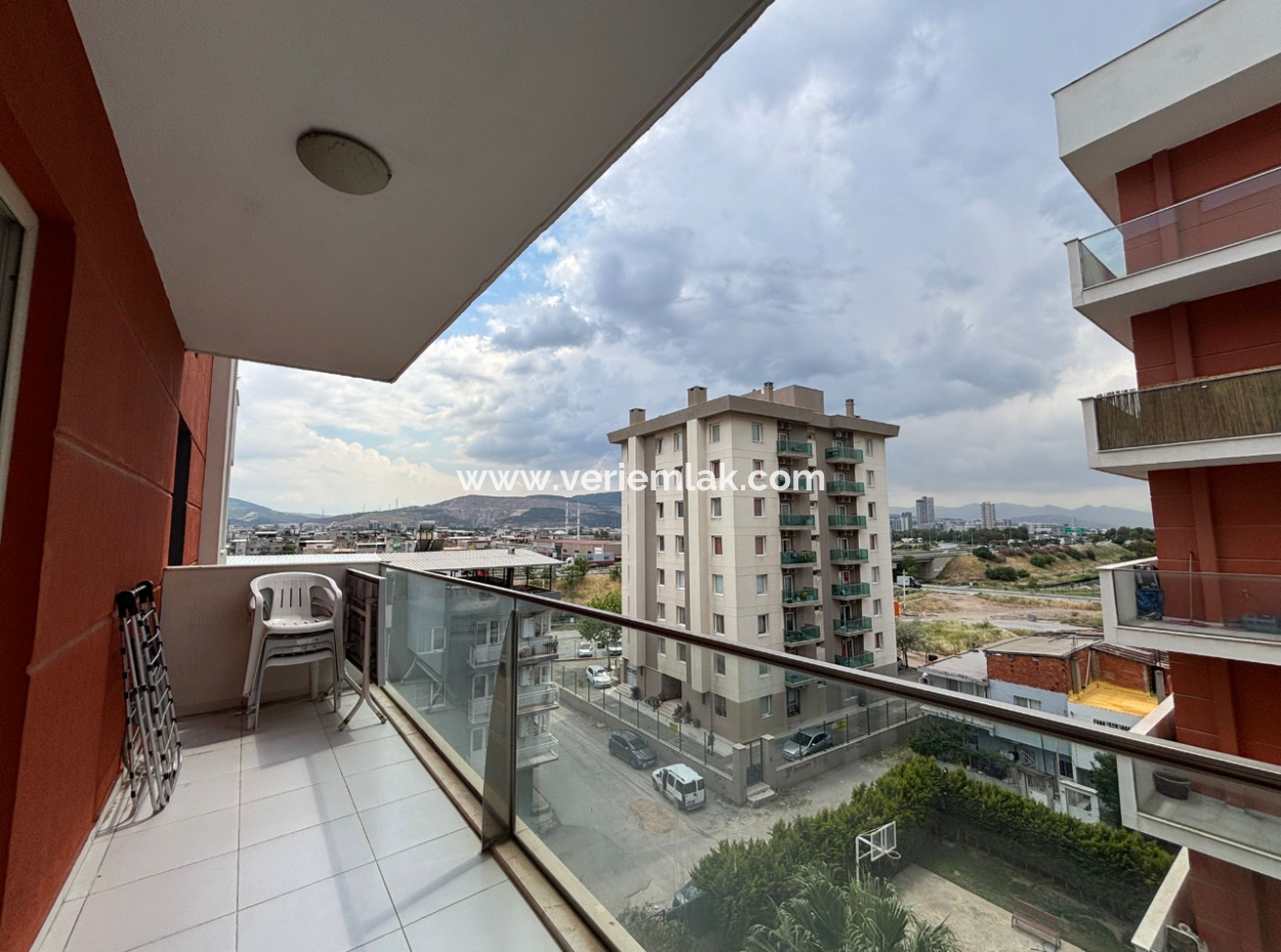 Furnished Flat For Rent 1 1 With Pool In Bornova Myvia With 24/7 Security!