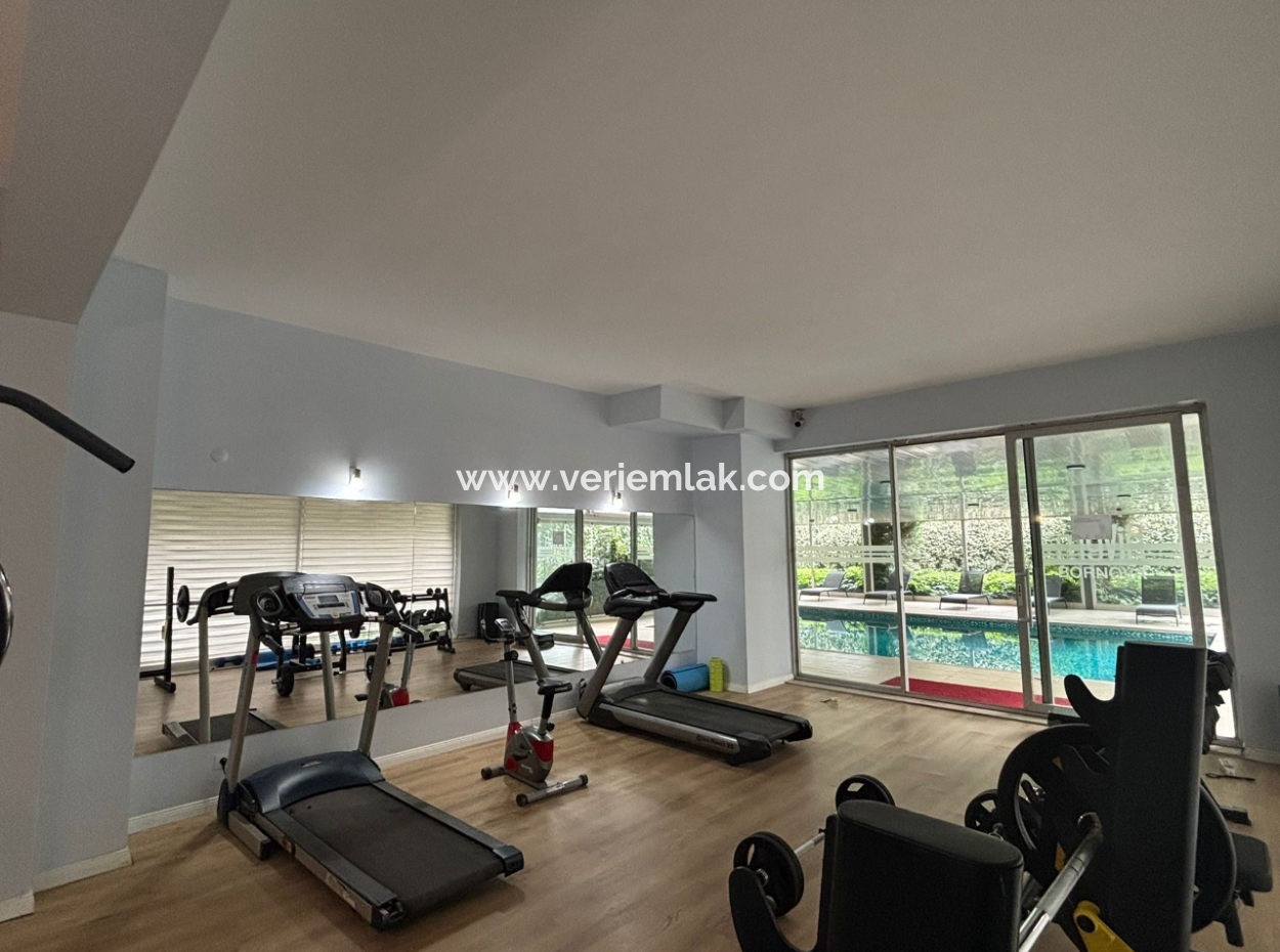 Furnished Flat For Rent 1 1 With Pool In Bornova Myvia With 24/7 Security!