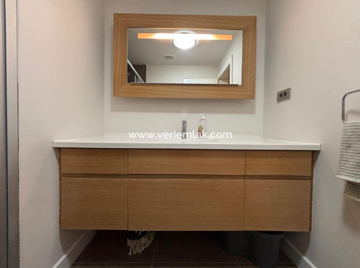 Furnished Flat For Rent With 2 1 Parking Lot In Alsancak Port Residence!