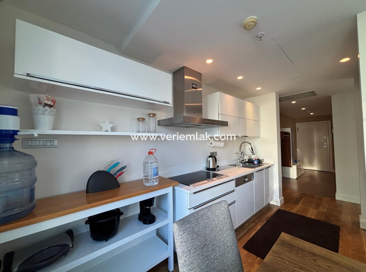 Furnished Flat For Rent With 2 1 Parking Lot In Alsancak Port Residence!