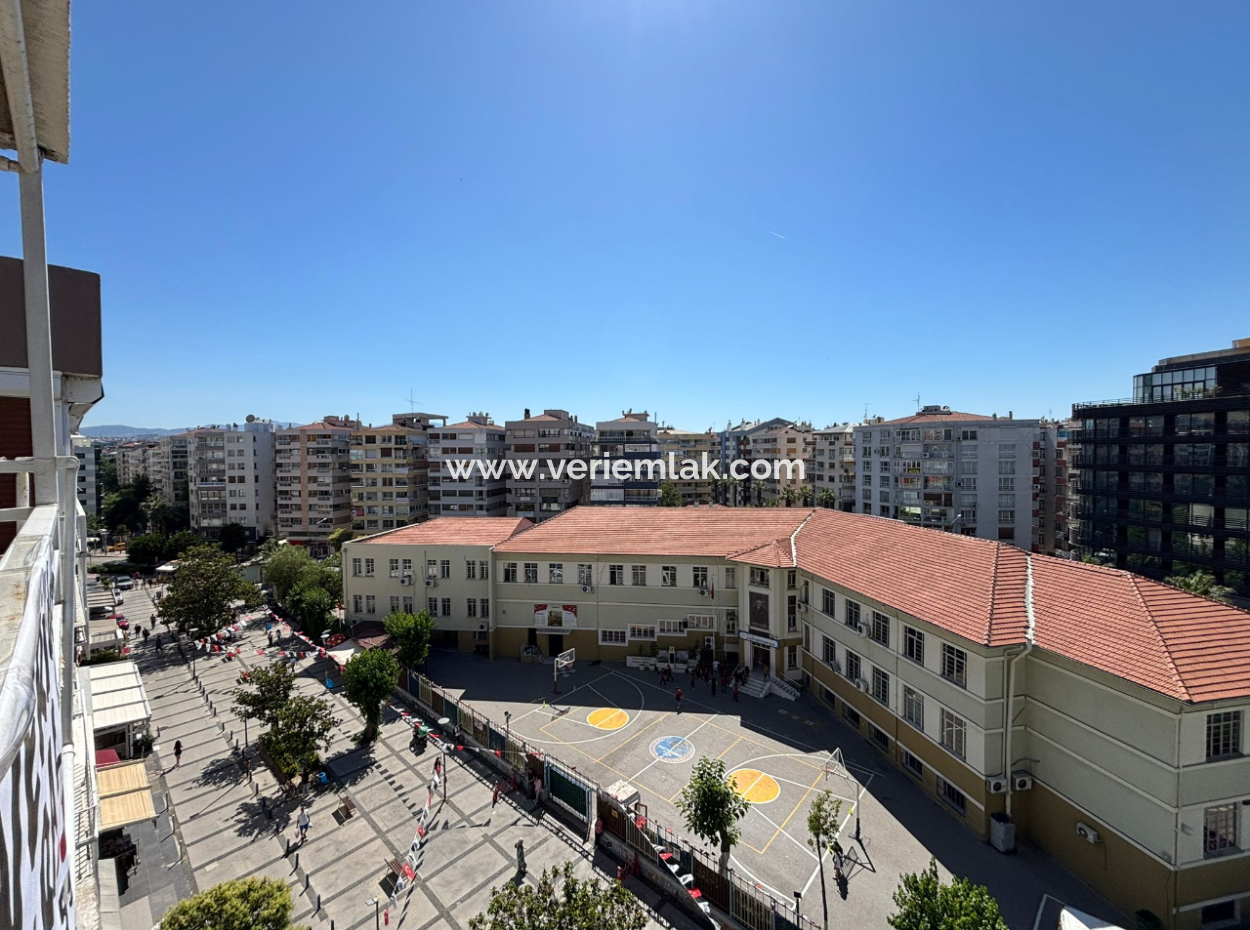 Alsancak Gazi School Opposite Open Front 3 1 Well-Kept Flat For Rent