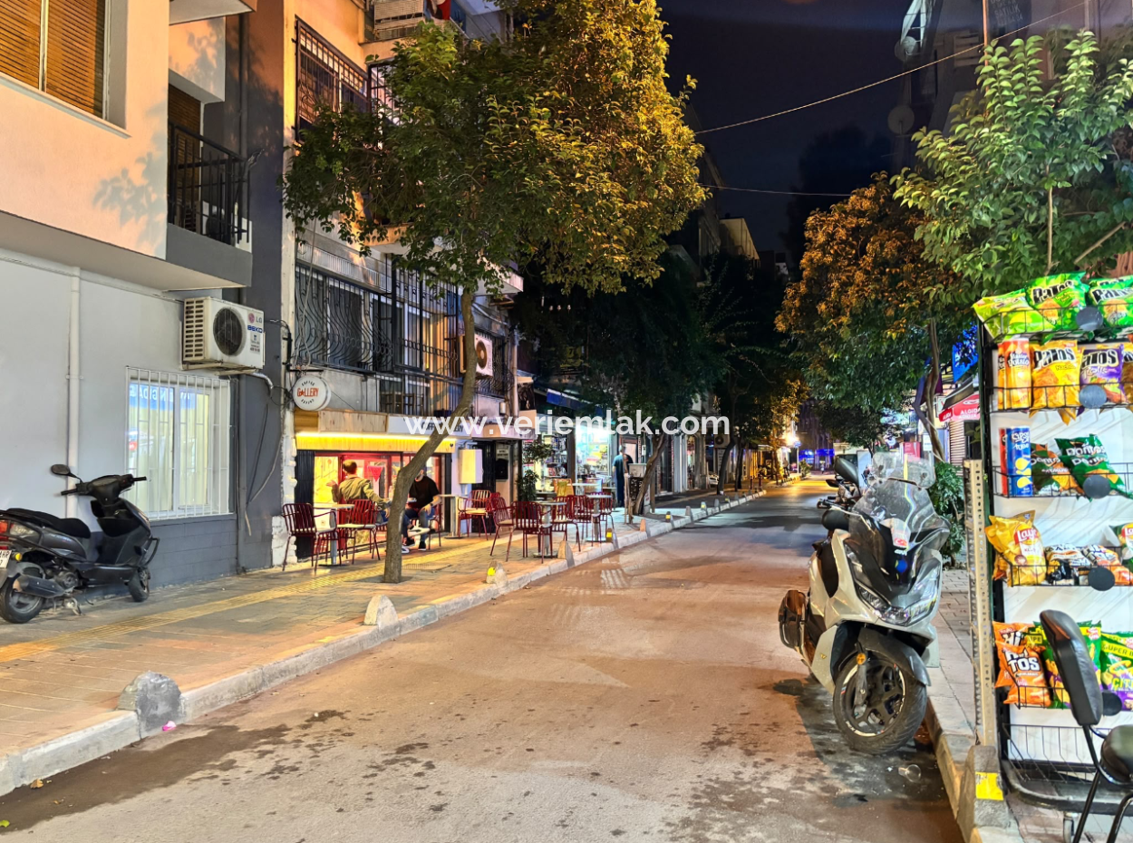 Corner Shop For Rent With Wc And Chimney On Alsancak Talatpaşa Boulevard!