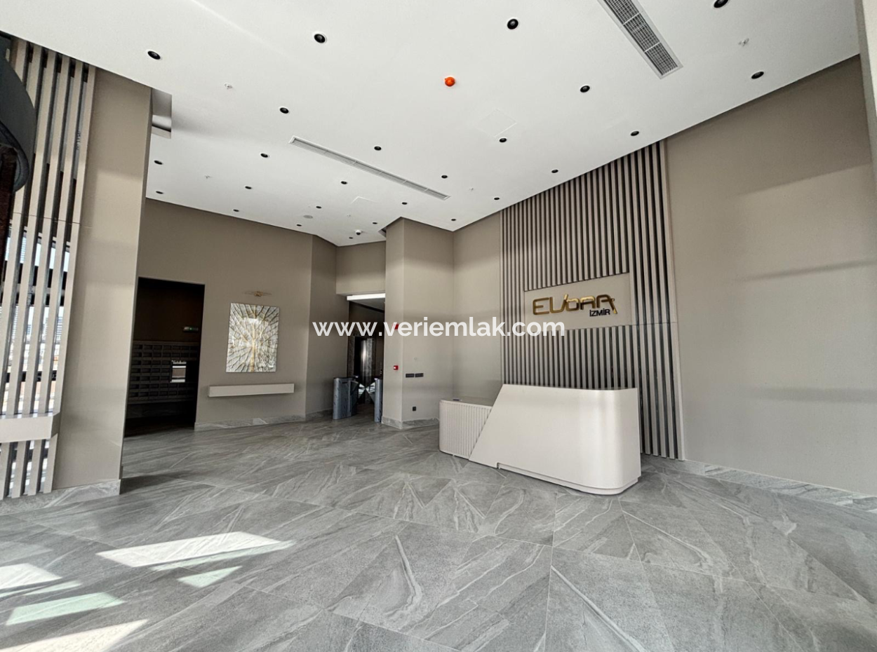 Alsancak Evora Project 19Th Floor 1 1 Zero Furnished Corner Flat For Rent!