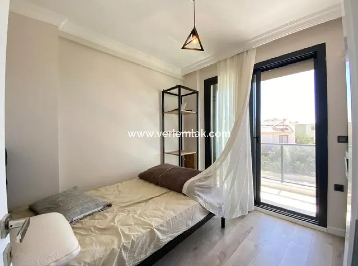 Duplex Villa For Sale In Seferihisar Akarcada 150 Meters To The Beach, 3 1 Terrace