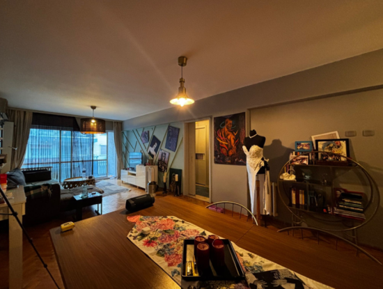 3 1 2Nd Floor Flat For Rent Near Talatpaşa With Alsancak Parking Lot!