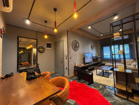 Luxury 2 1 Furnished Flat For Sale Near Alsancak Talatpaşa Boulevard!