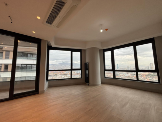 Alsancak Evora Project 2 1 15Th Floor Sea View Flat For Rent!
