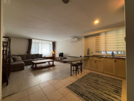 Ground Up To Alsancak Parking Lot Libas 2 1 Furnished Flat For Sale!