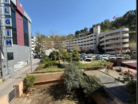Corner With Full Renovation Mezzanine Elevator On The Street In Göztepe