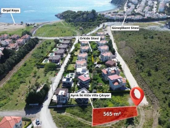 Land For Sale With 2 Separate Villas Zoned In Seferihisar Akarca Orşal Bay