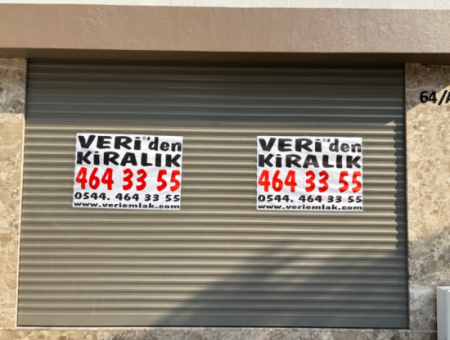 Shop For Rent In A New Building Near Alsancak Şair Eşref Boulevard Tram Station Gül Sokak!
