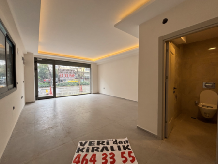 Shop For Rent In A New Building Near Alsancak Şair Eşref Boulevard Tram Station Gül Sokak!