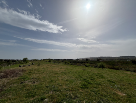 8574 M2 Field For Sale With Sea View In Seferihisar Hidirlik Neighborhood