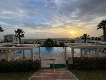 Furnished Apartment For Rent In Palmiye Park Terrace Complex In Çiğli Evka 5!