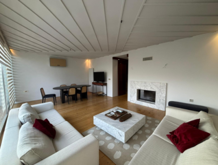 2.5 1 95M2 Furnished Apartment With Fireplace On Alsancak Libsin Street!