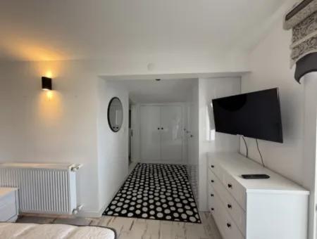 Fully Furnished, Duplex Apartment With Large Terrace, 50 Meters From Sığacık Marina!