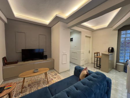1 1 50M2 Apartment For Rent With Detached Garden On Akincilar Street In Alsancak Kahramanlar!