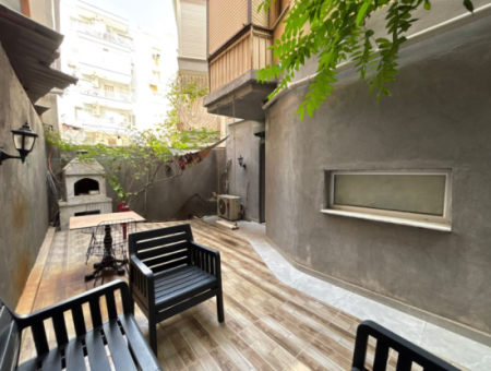 1 1 50M2 Apartment For Rent With Detached Garden On Akincilar Street In Alsancak Kahramanlar!