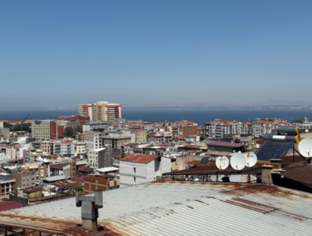 Renovated Apartment With Sea View With Elevator Near Hasan Tahsin Secondary School