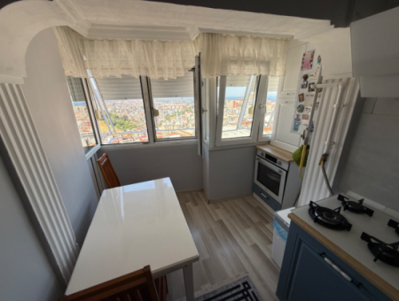 Renovated Apartment With Sea View With Elevator Near Hasan Tahsin Secondary School