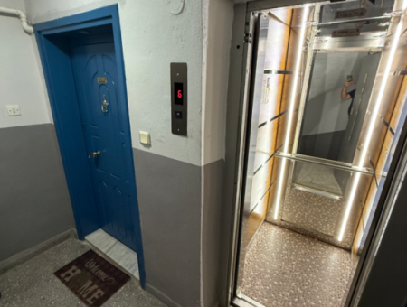 Renovated Apartment With Sea View With Elevator Near Hasan Tahsin Secondary School