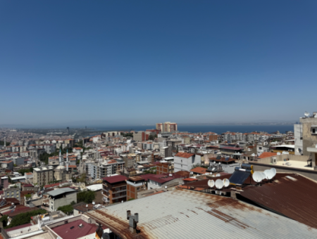 Renovated Apartment With Sea View With Elevator Near Hasan Tahsin Secondary School