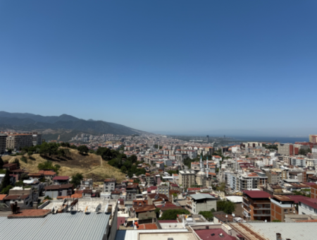 Renovated Apartment With Sea View With Elevator Near Hasan Tahsin Secondary School
