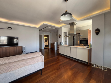 2 1 Corner Apartment For Rent With En-Suite Bathroom, Furniture, Parking, On Alsancakgül Street!